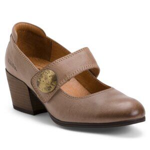 TAOS Made In Portugal Leather Comfort Heeled Shoes
